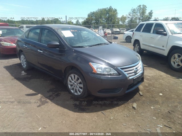 nissan sentra 2014 3n1ab7ap2el662162