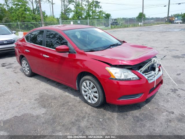 nissan sentra 2014 3n1ab7ap2el676143