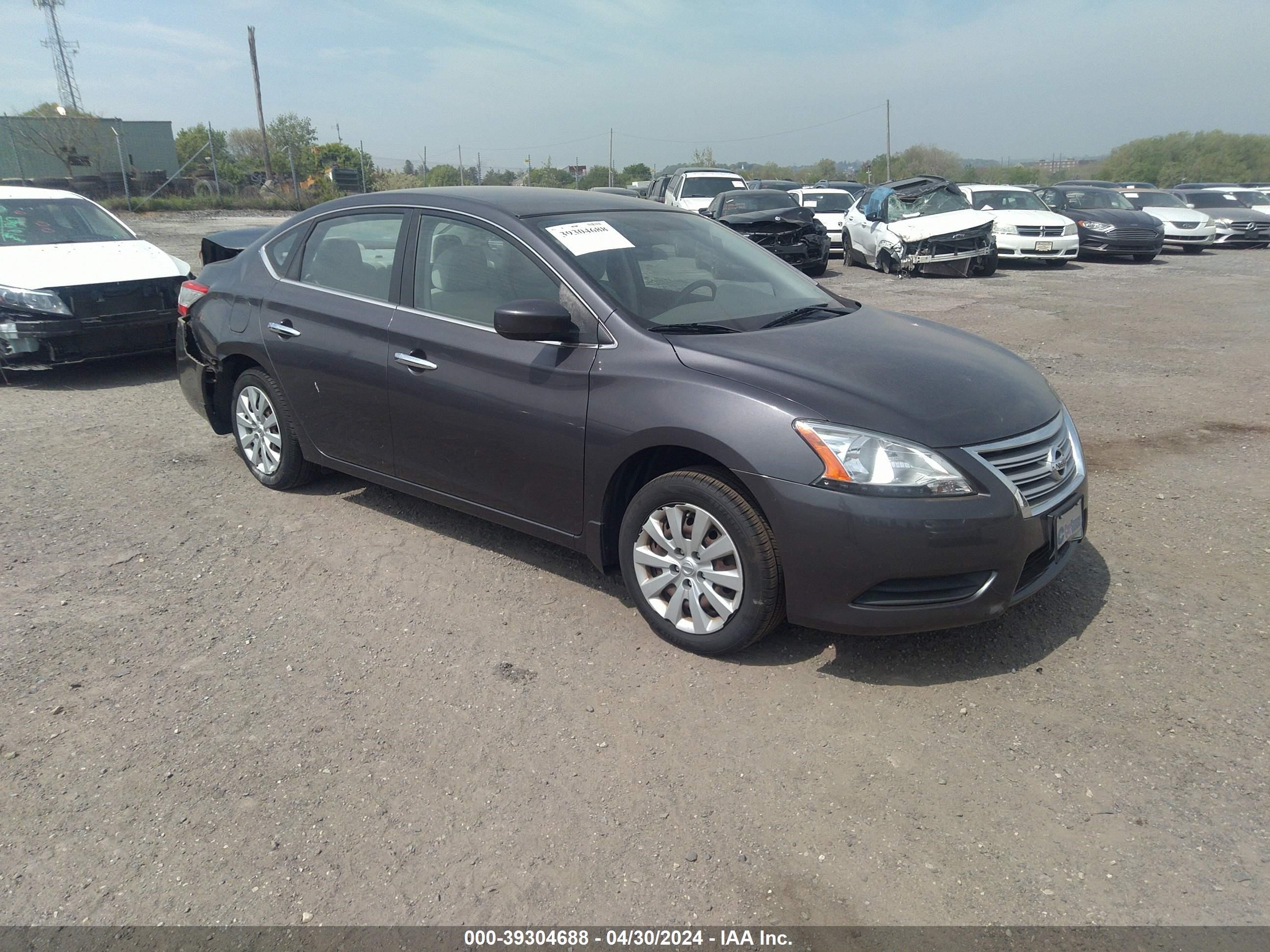 nissan sentra 2014 3n1ab7ap2el676367