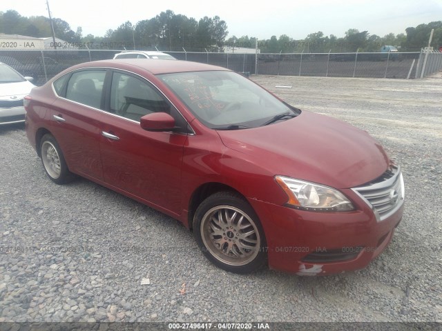 nissan sentra 2014 3n1ab7ap2el677373