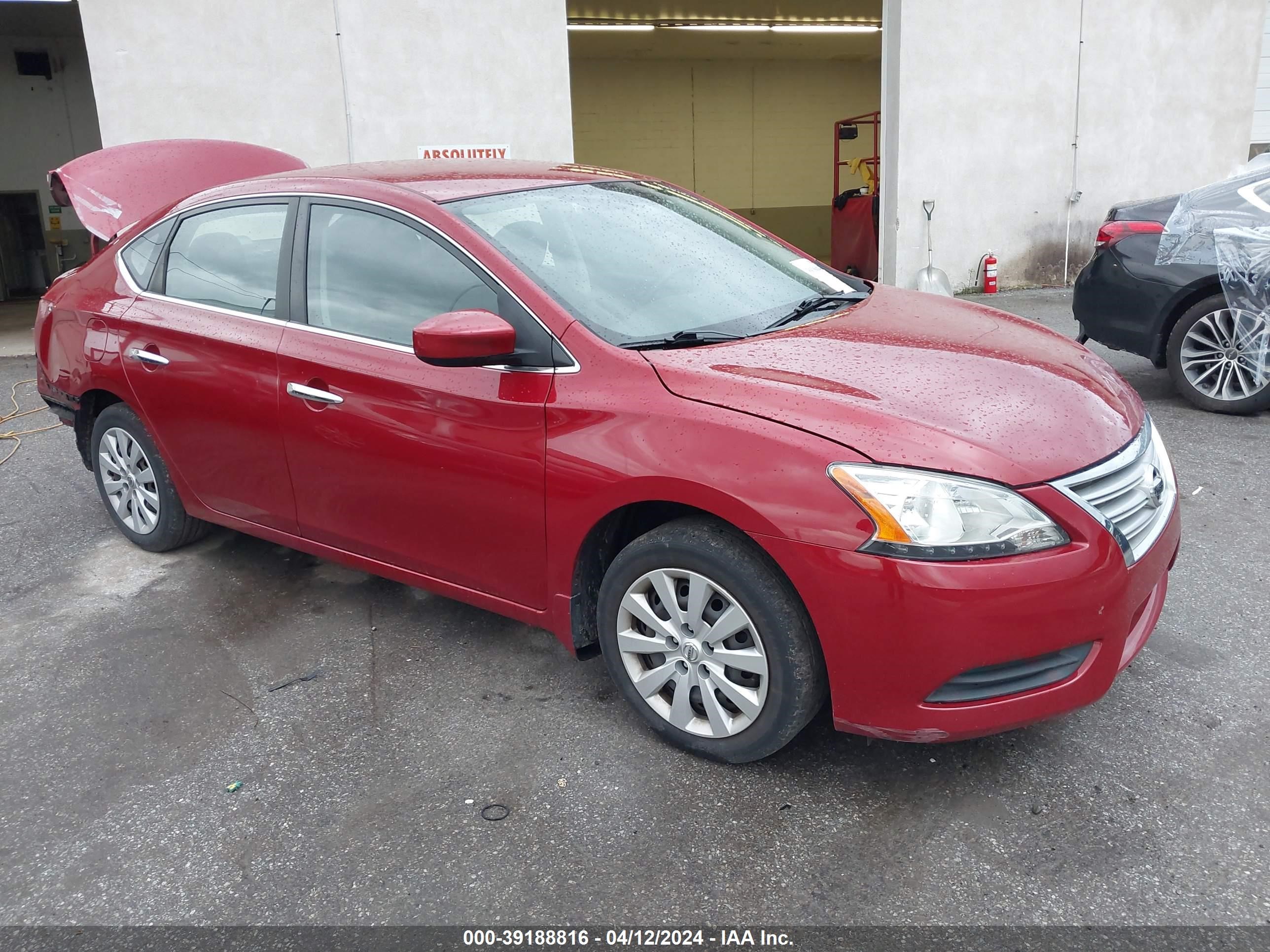 nissan sentra 2014 3n1ab7ap2el682377