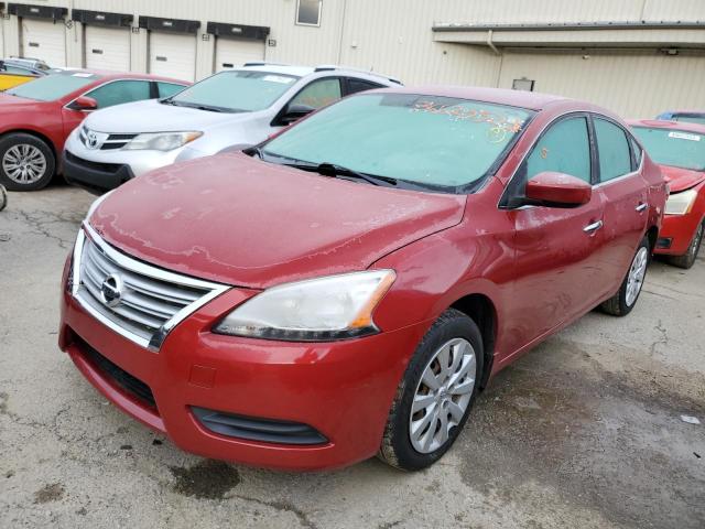 nissan sentra s 2014 3n1ab7ap2el683657