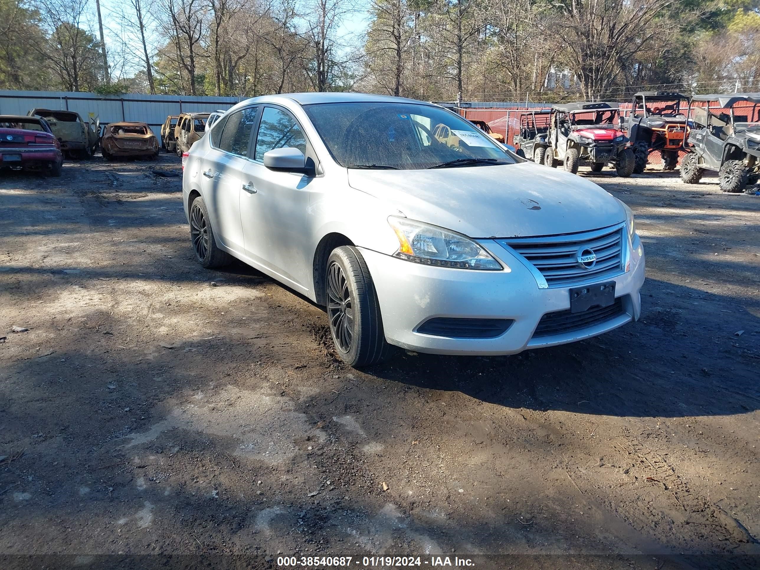 nissan sentra 2014 3n1ab7ap2el687434