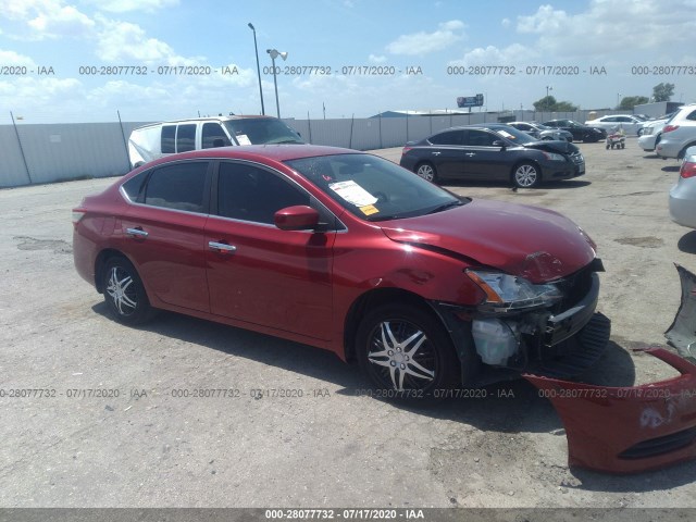 nissan sentra 2014 3n1ab7ap2el691600