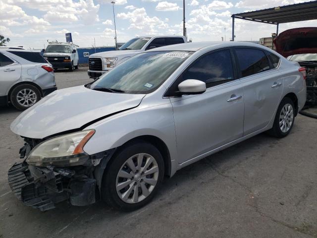 nissan sentra s 2014 3n1ab7ap2ey206603