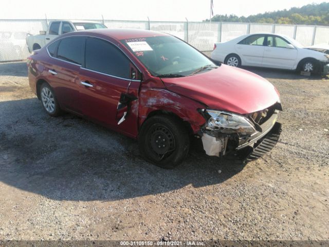 nissan sentra 2014 3n1ab7ap2ey247877