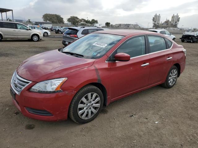 nissan sentra s 2014 3n1ab7ap2ey255428