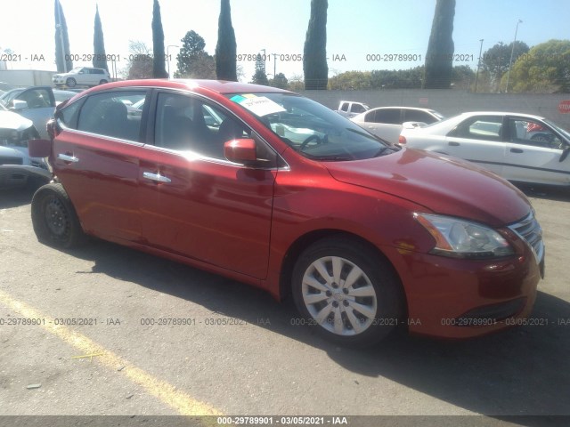 nissan sentra 2014 3n1ab7ap2ey260399