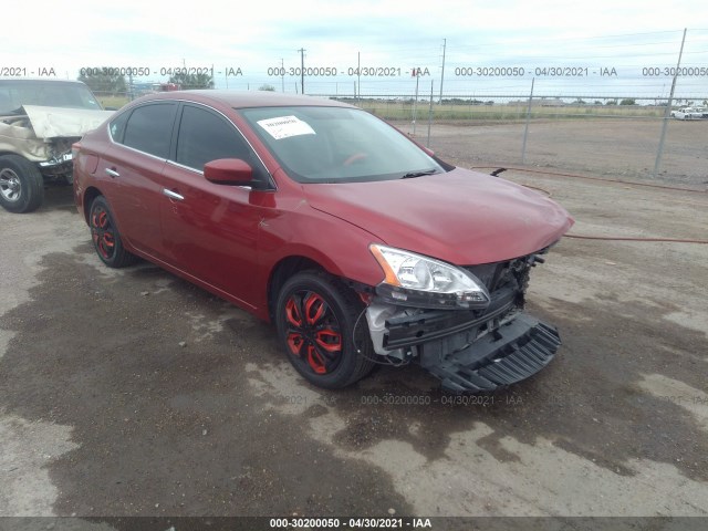 nissan sentra 2014 3n1ab7ap2ey307866