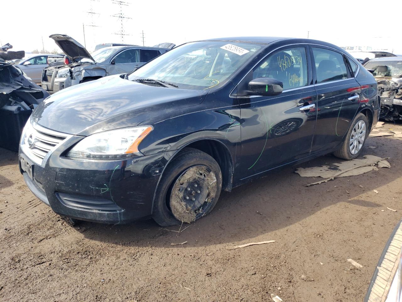 nissan sentra 2015 3n1ab7ap2fy343445