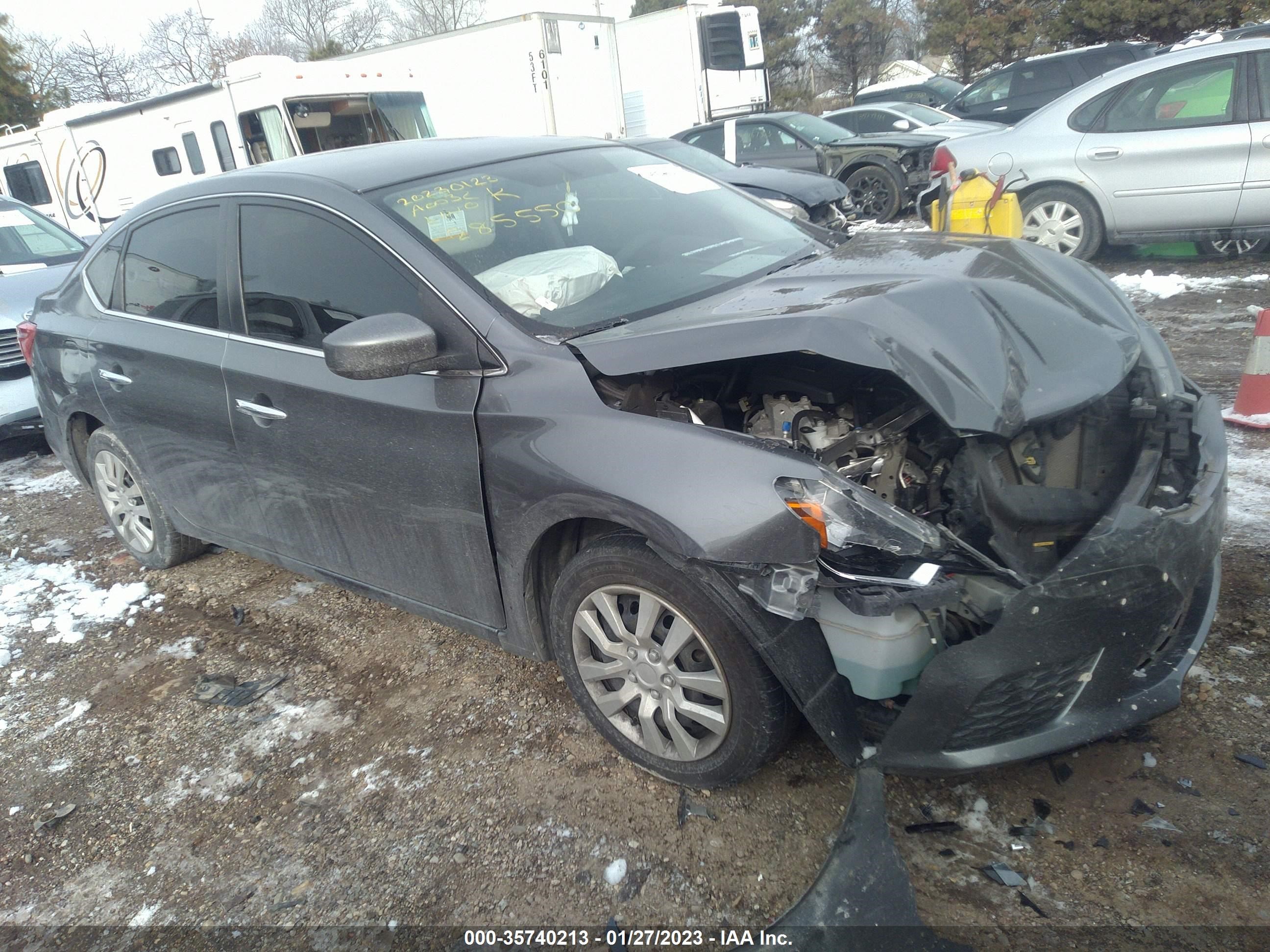 nissan sentra 2016 3n1ab7ap2gy285550