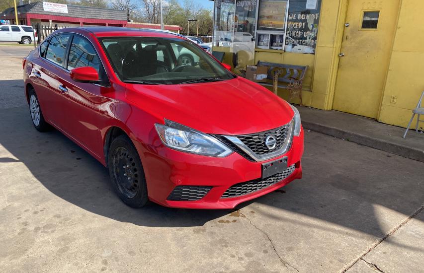 nissan sentra s 2017 3n1ab7ap2hl678740