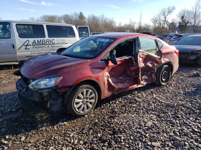 nissan sentra s 2017 3n1ab7ap2hy266322