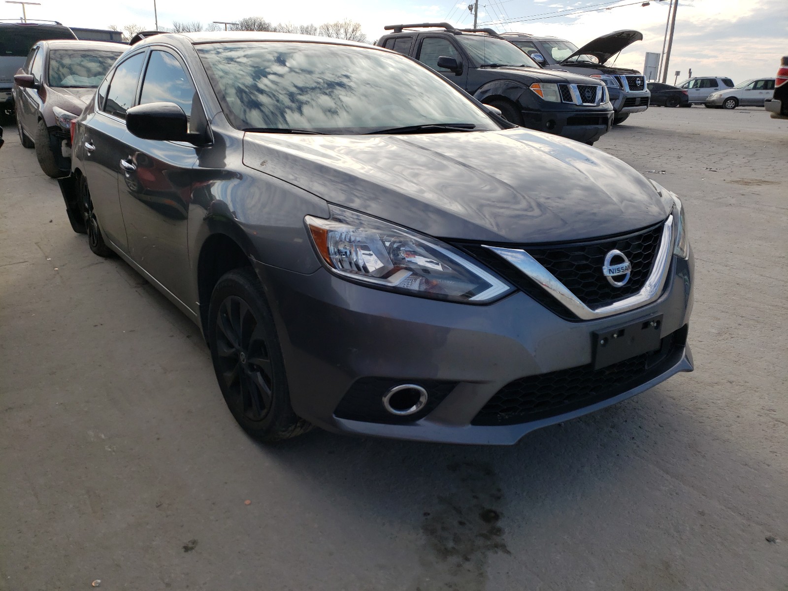 nissan sentra s 2018 3n1ab7ap2jy281991