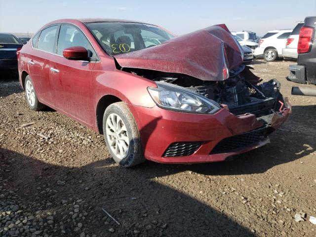 nissan sentra s 2019 3n1ab7ap2ky215555