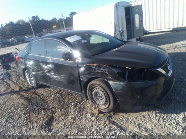 nissan sentra s 2019 3n1ab7ap2ky248393