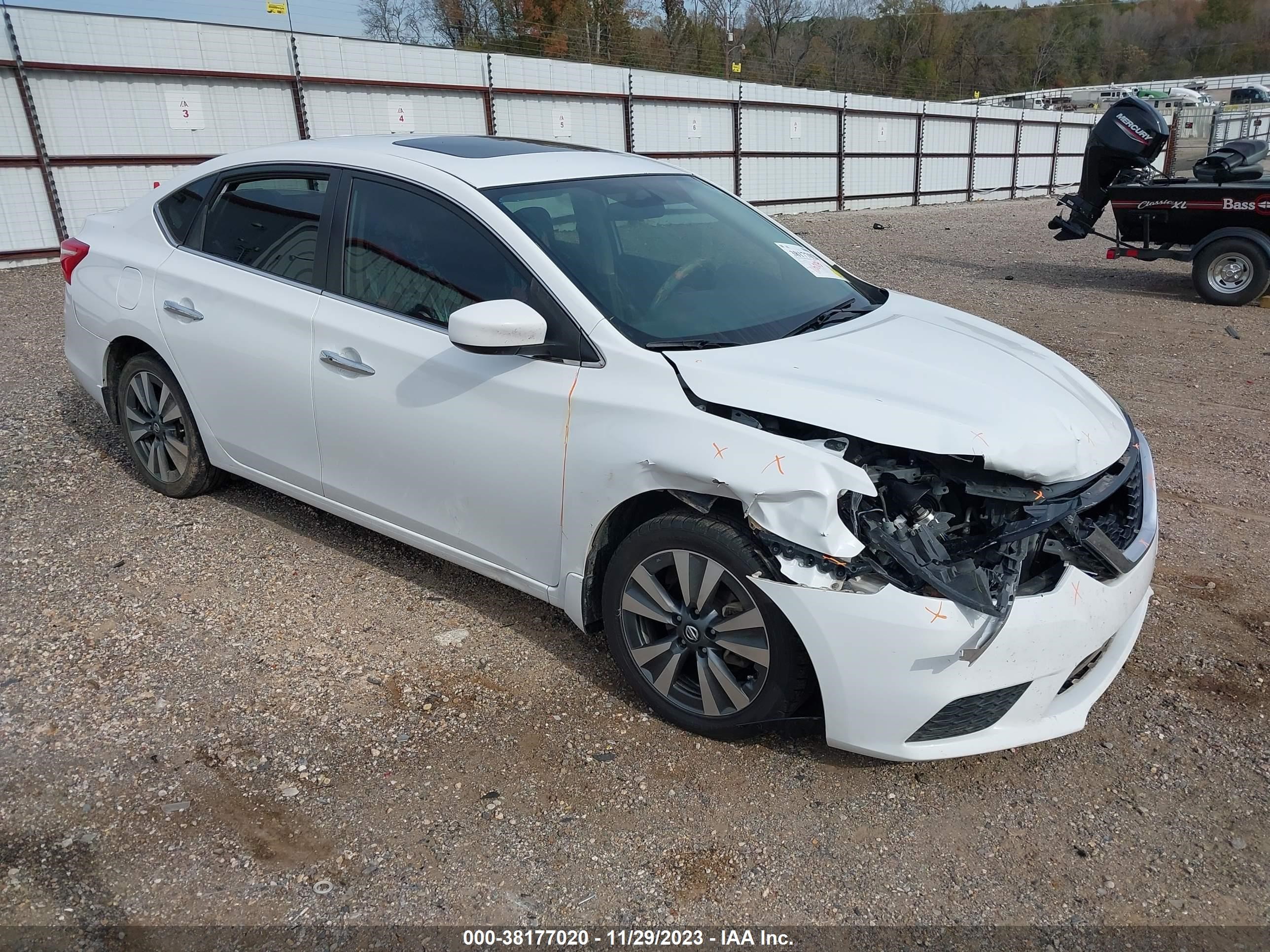 nissan sentra 2019 3n1ab7ap2ky299361