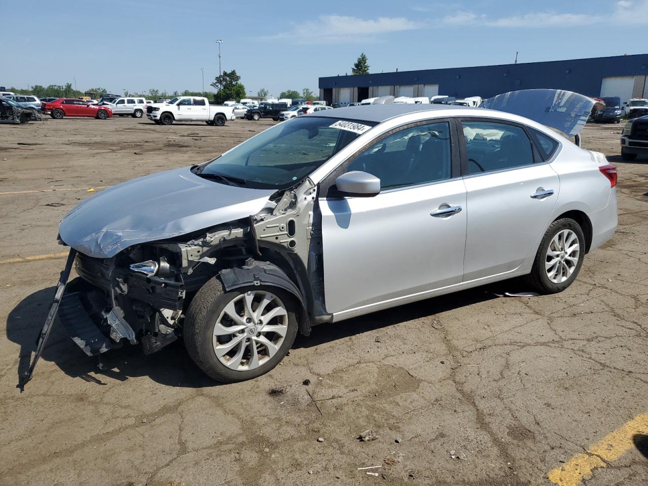 nissan sentra 2019 3n1ab7ap2ky325506