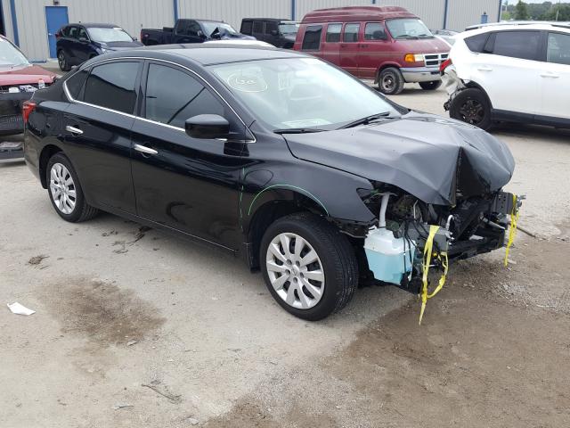 nissan sentra s 2019 3n1ab7ap2ky336103