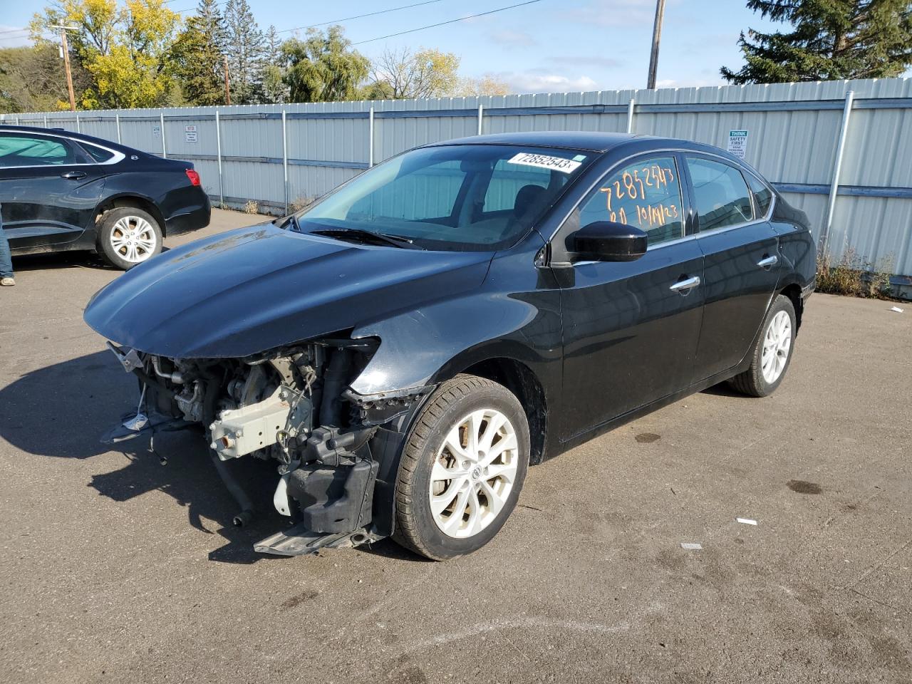 nissan sentra 2019 3n1ab7ap2ky367576