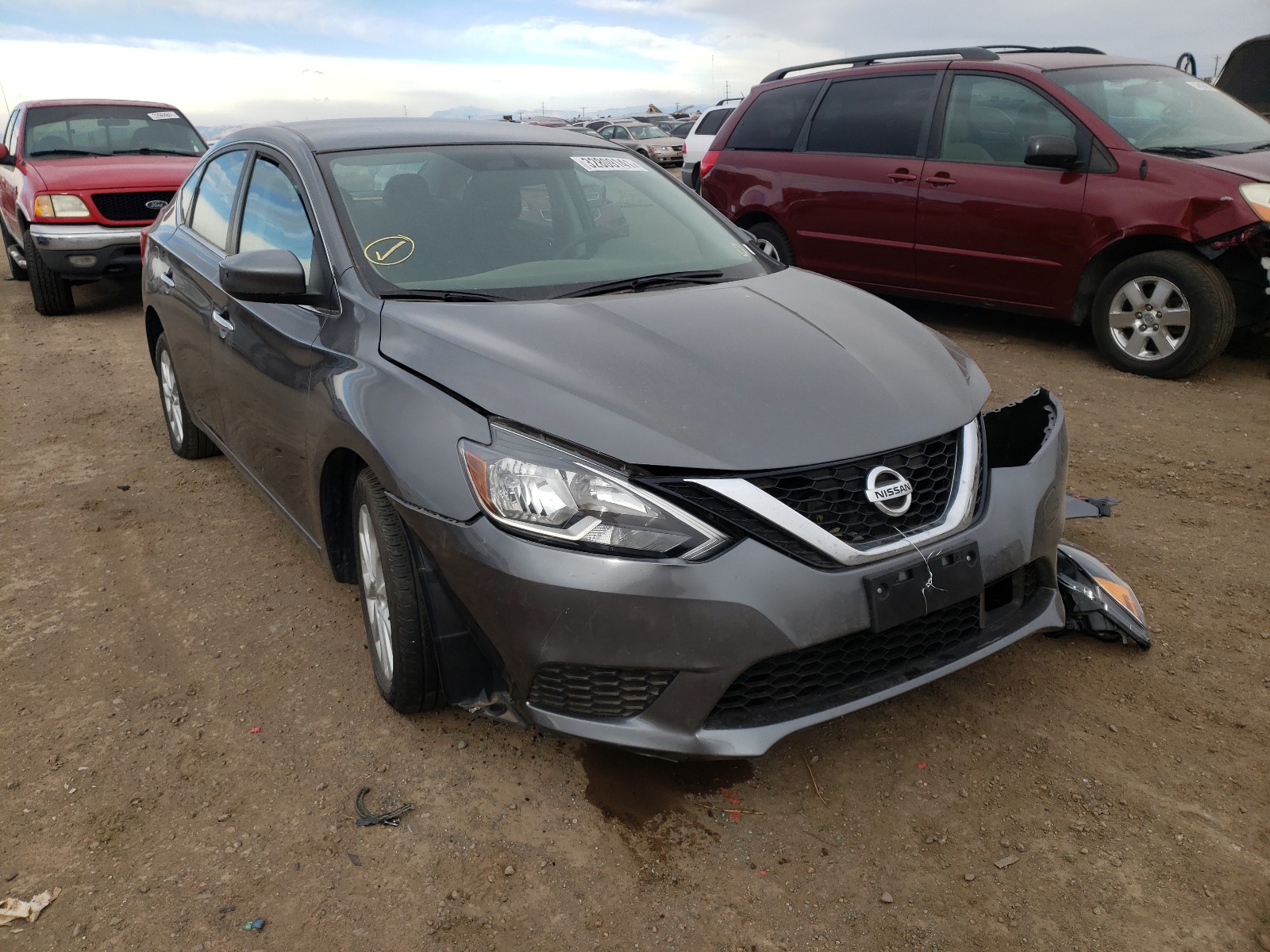 nissan sentra s 2019 3n1ab7ap2ky372387