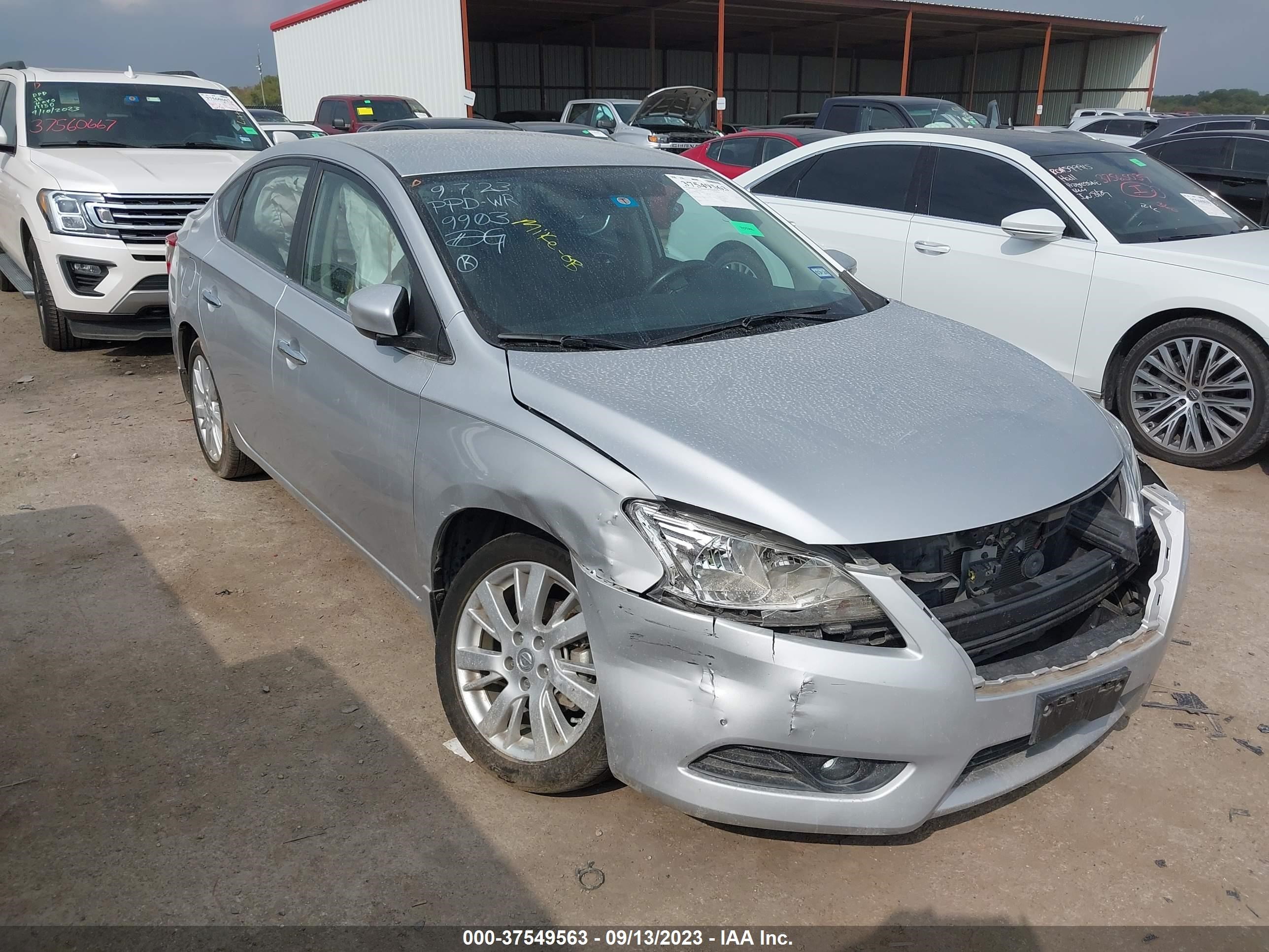 nissan sentra 2013 3n1ab7ap3dl619903