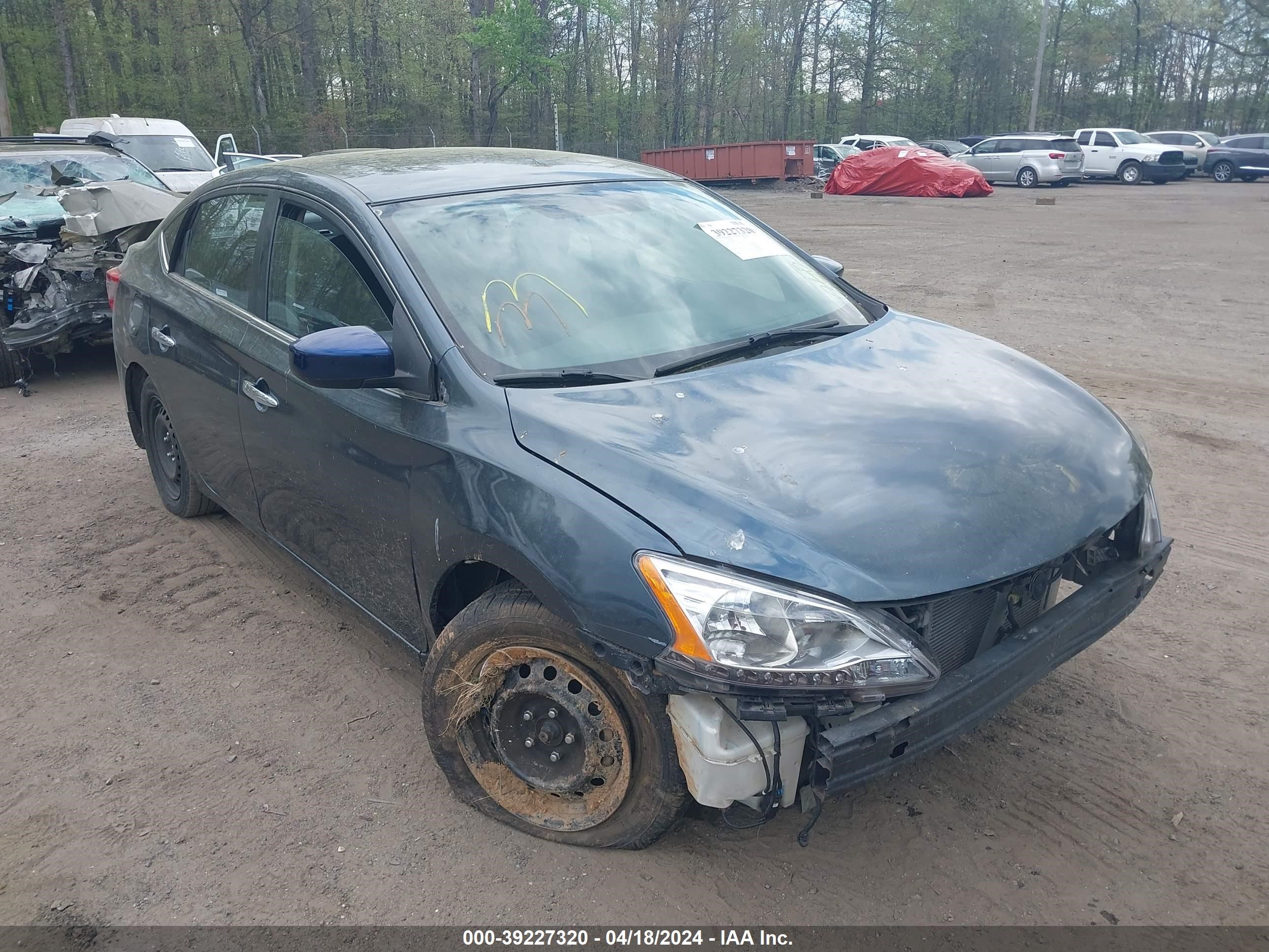 nissan sentra 2014 3n1ab7ap3el687393