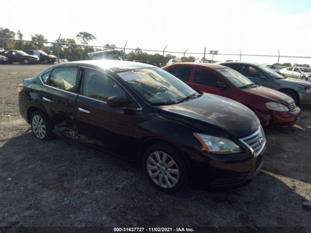 nissan sentra 2014 3n1ab7ap3ey223345