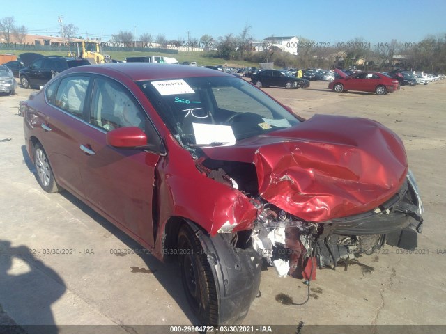 nissan sentra 2014 3n1ab7ap3ey263098