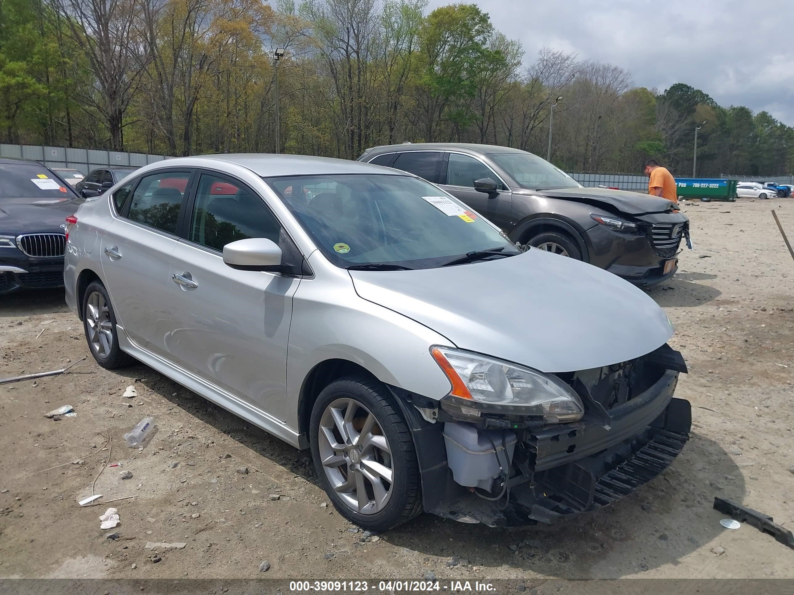 nissan sentra 2014 3n1ab7ap3ey272559