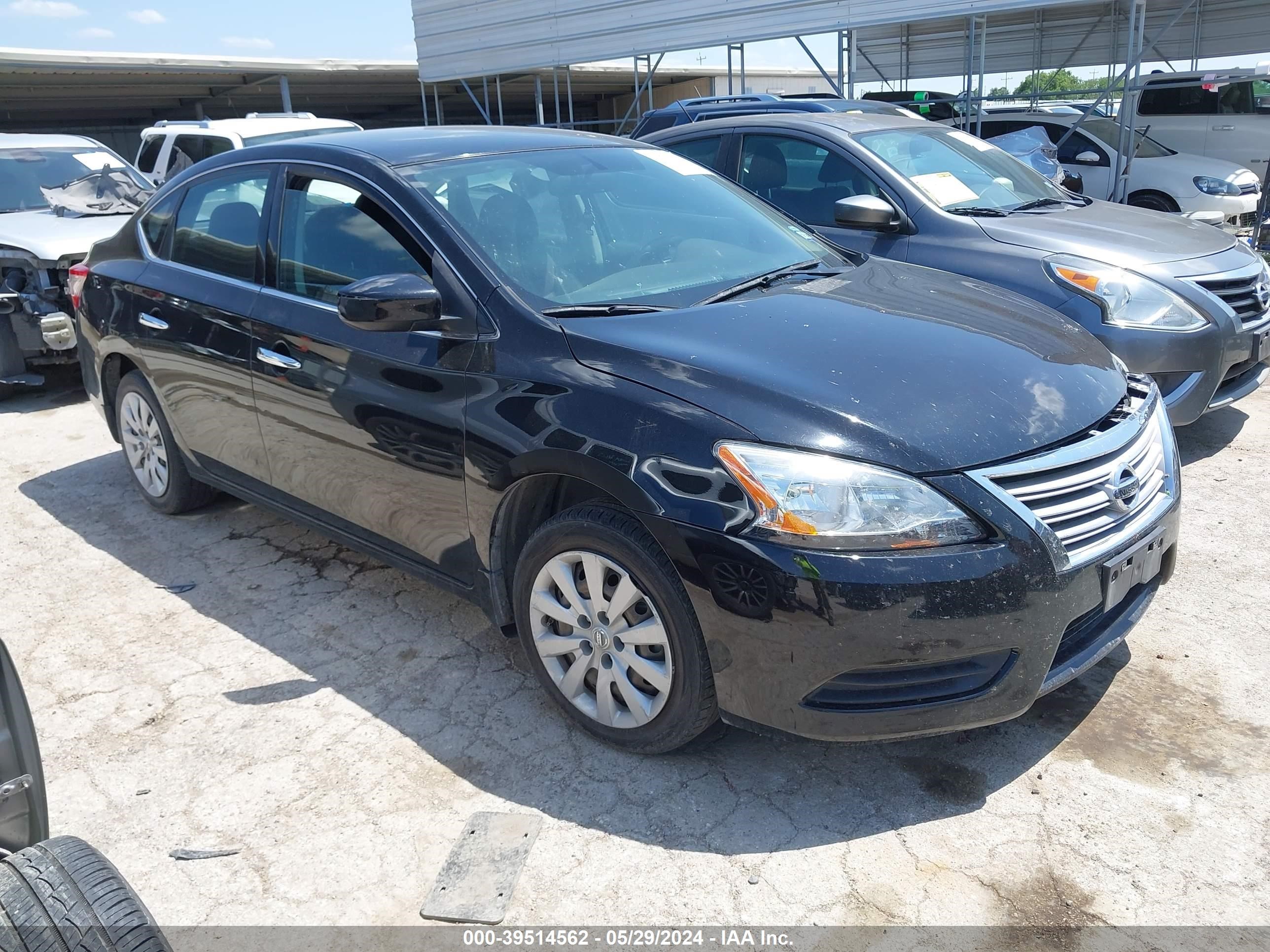 nissan sentra 2014 3n1ab7ap3ey312235