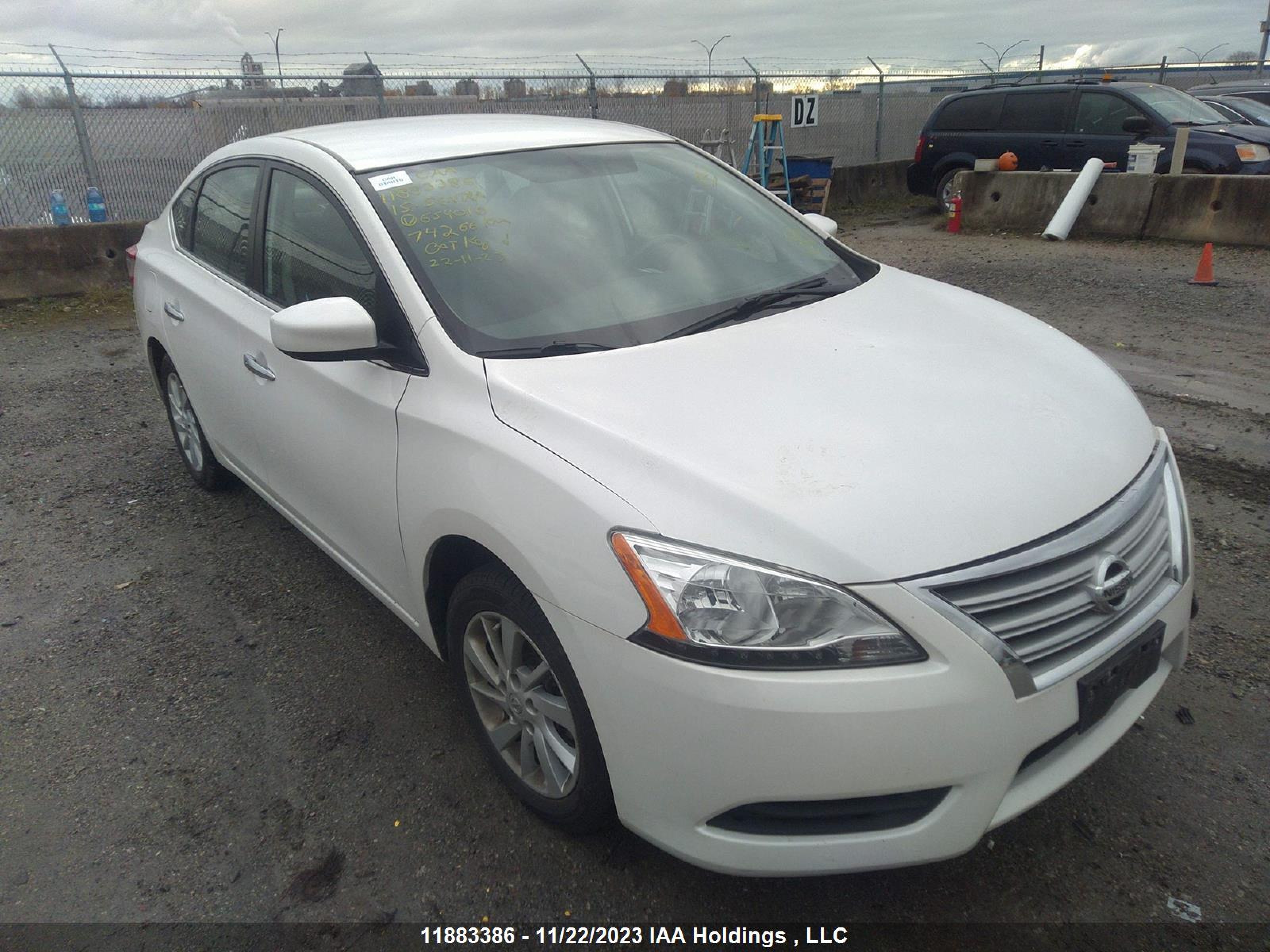 nissan sentra 2015 3n1ab7ap3fl654010