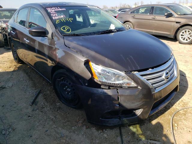 nissan sentra s 2015 3n1ab7ap3fl661829