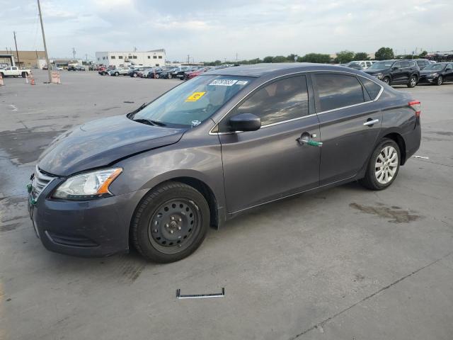 nissan sentra s 2015 3n1ab7ap3fl672488