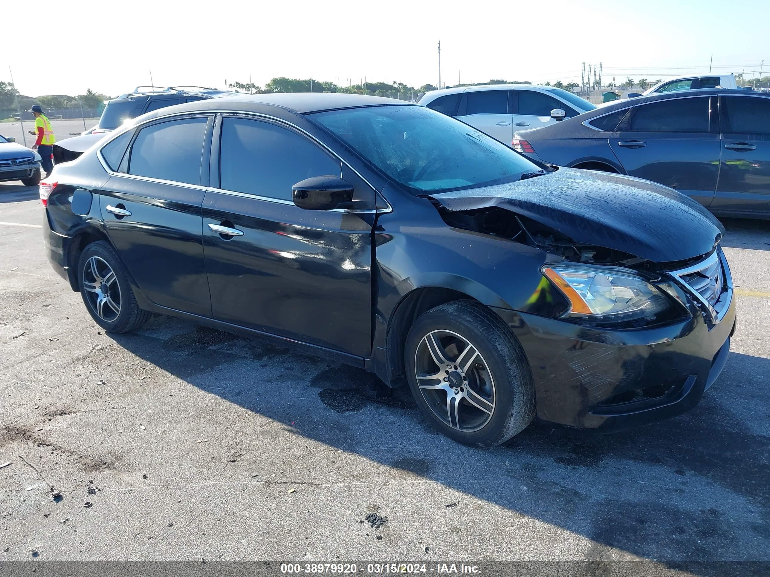 nissan sentra 2015 3n1ab7ap3fy292053