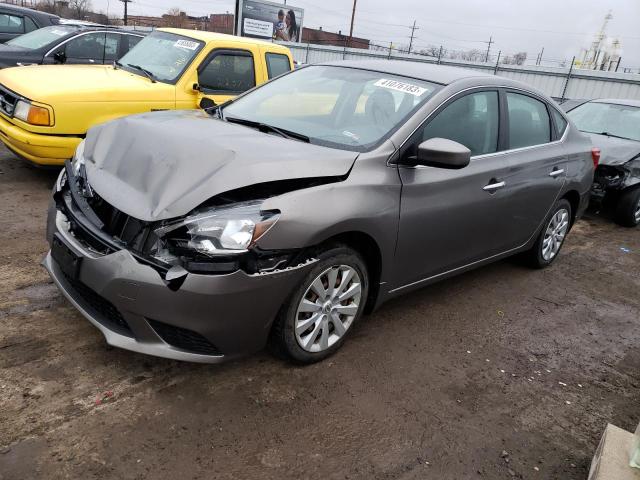 nissan sentra s 2016 3n1ab7ap3gl678504