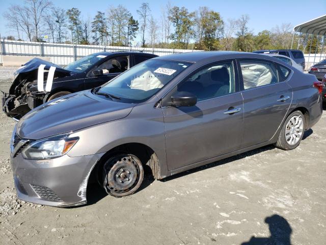 nissan sentra s 2017 3n1ab7ap3hl644838