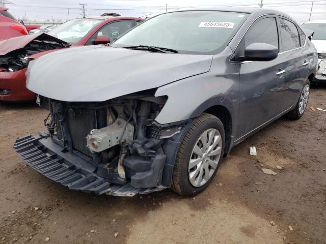 nissan sentra s 2017 3n1ab7ap3hl674079