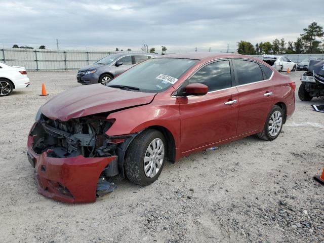 nissan sentra s 2017 3n1ab7ap3hl681596