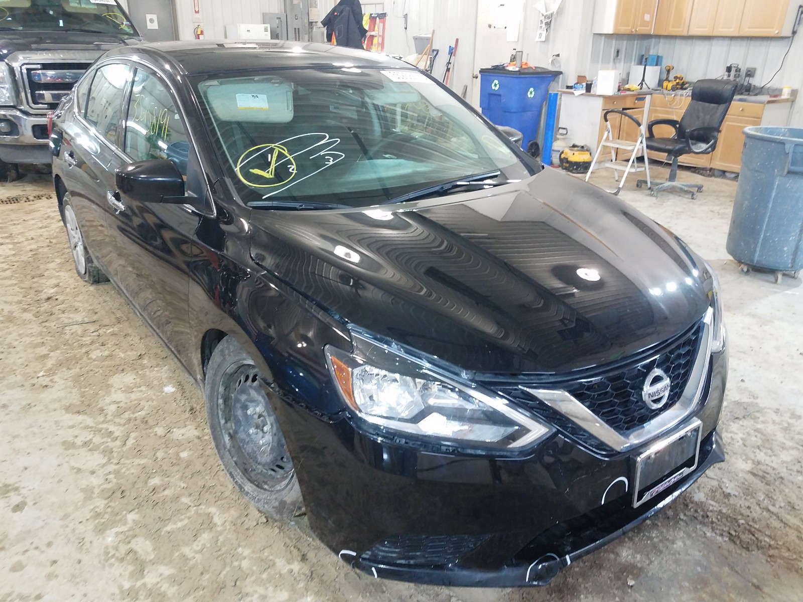 nissan sentra s 2017 3n1ab7ap3hy283484