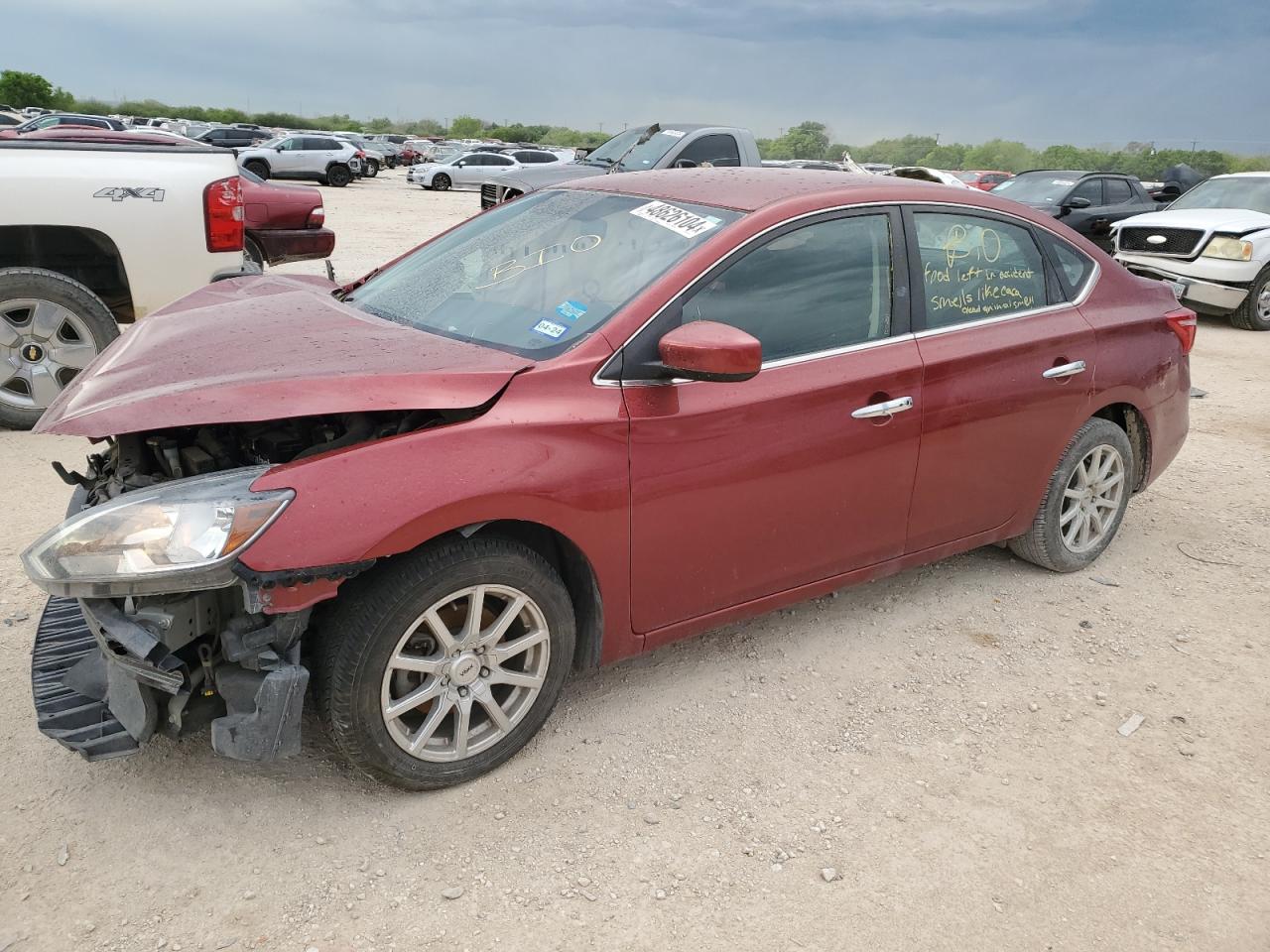 nissan sentra 2017 3n1ab7ap3hy291889