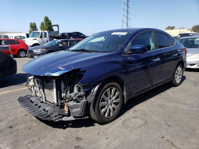 nissan sentra s 2017 3n1ab7ap3hy317052