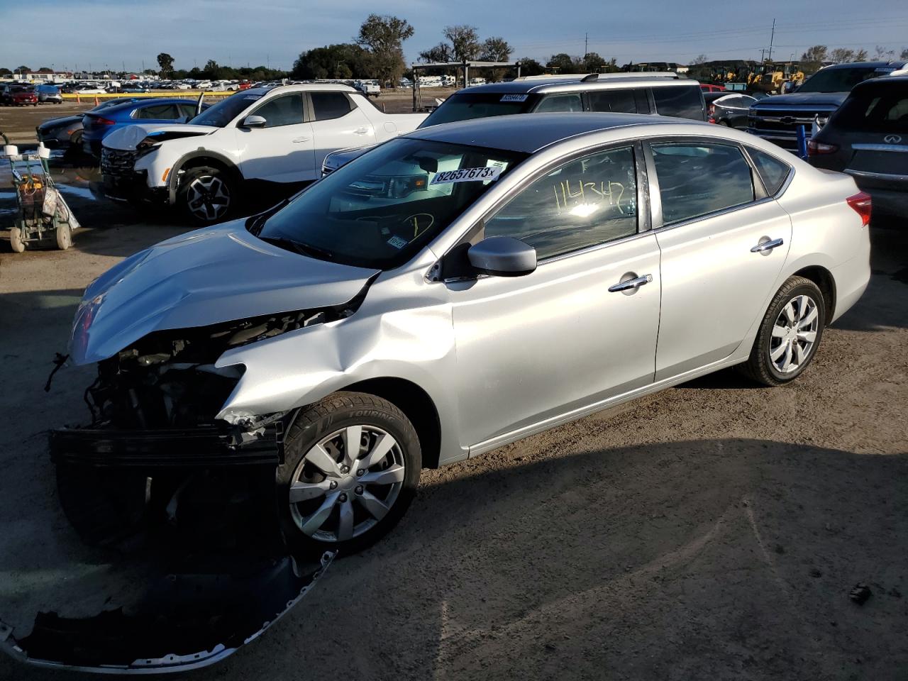 nissan sentra 2017 3n1ab7ap3hy353601