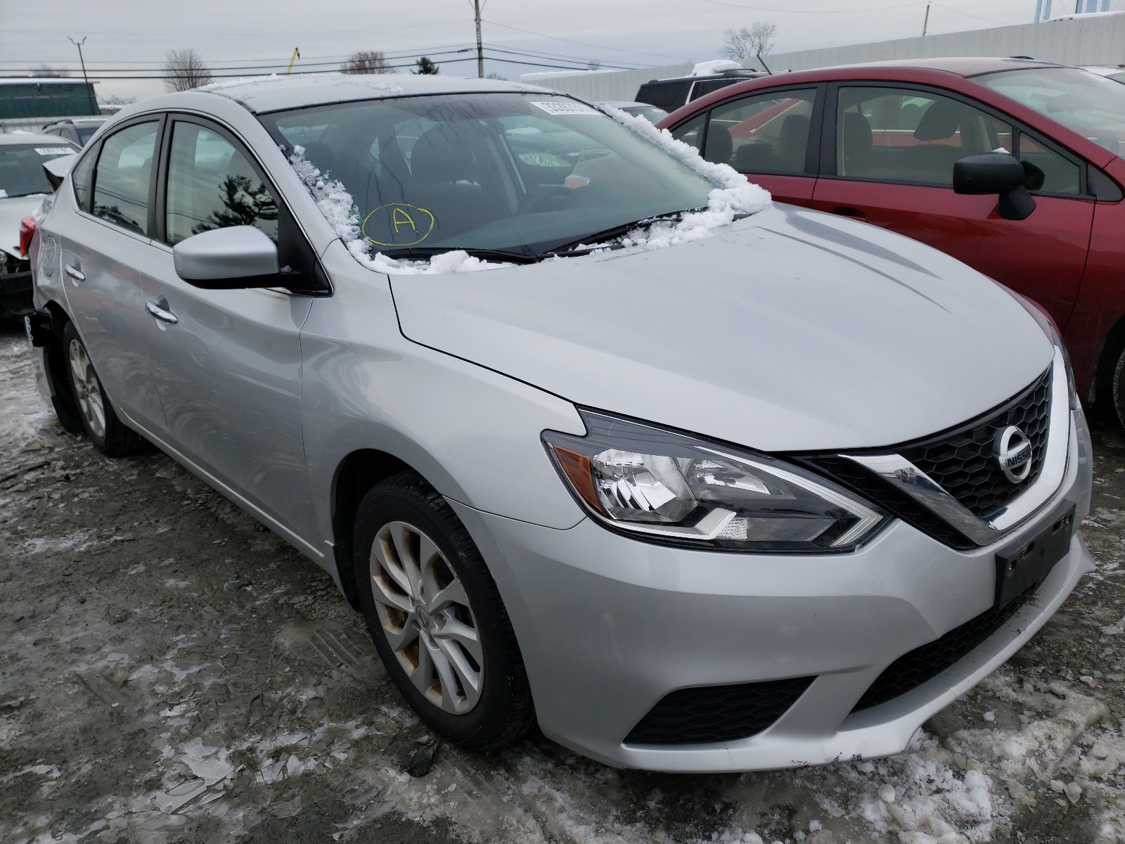 nissan sentra s 2018 3n1ab7ap3jl664075