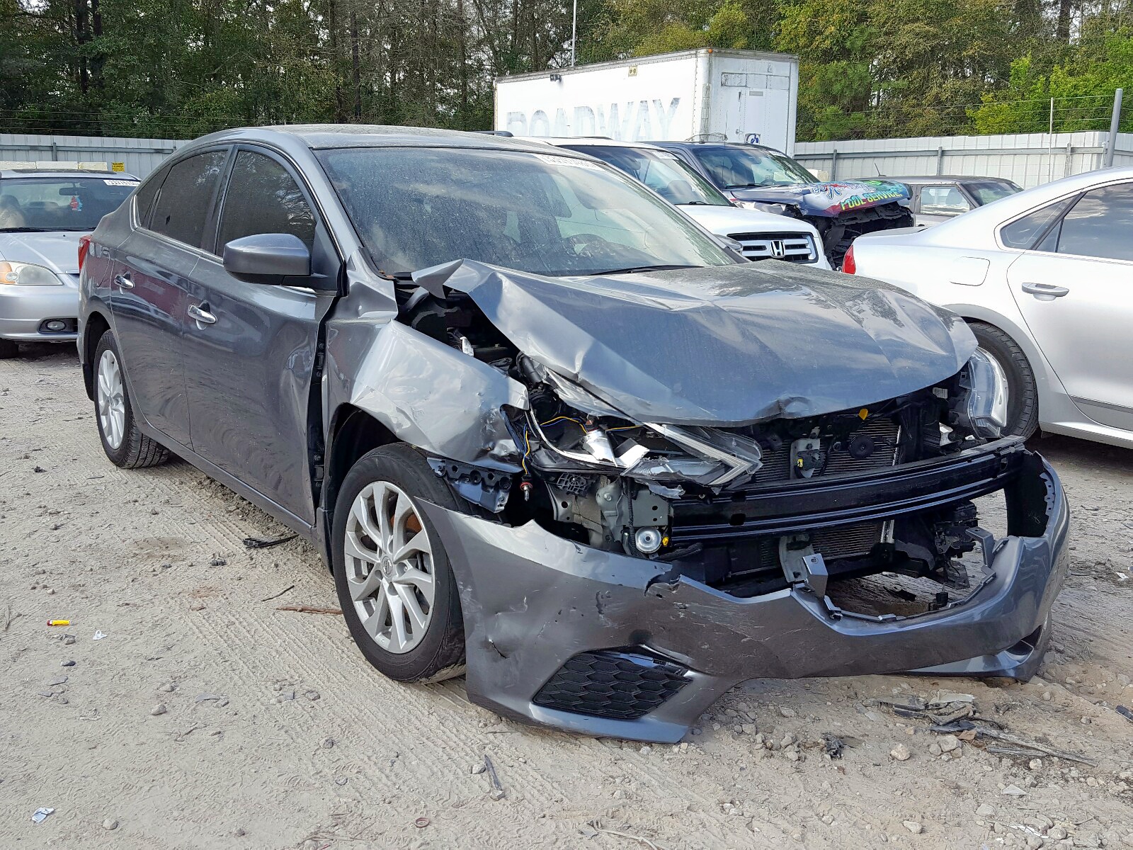 nissan sentra s 2018 3n1ab7ap3jy289579