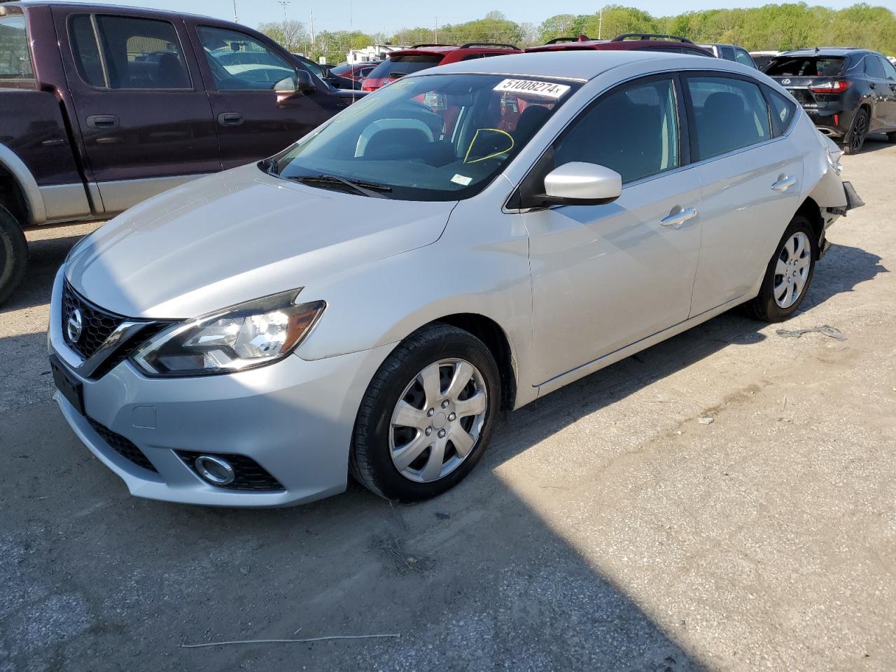 nissan sentra 2018 3n1ab7ap3jy308602