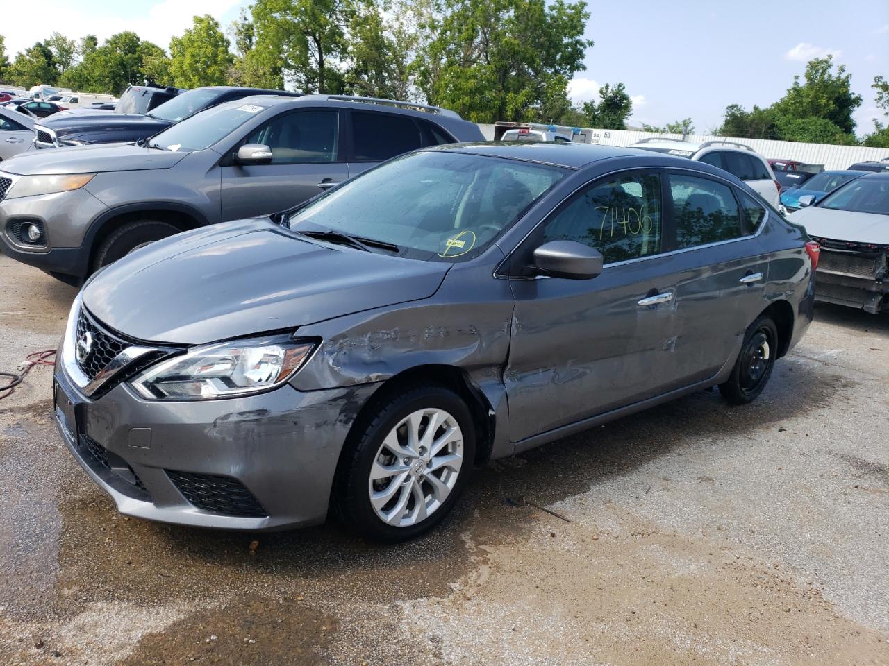 nissan sentra 2019 3n1ab7ap3kl623124