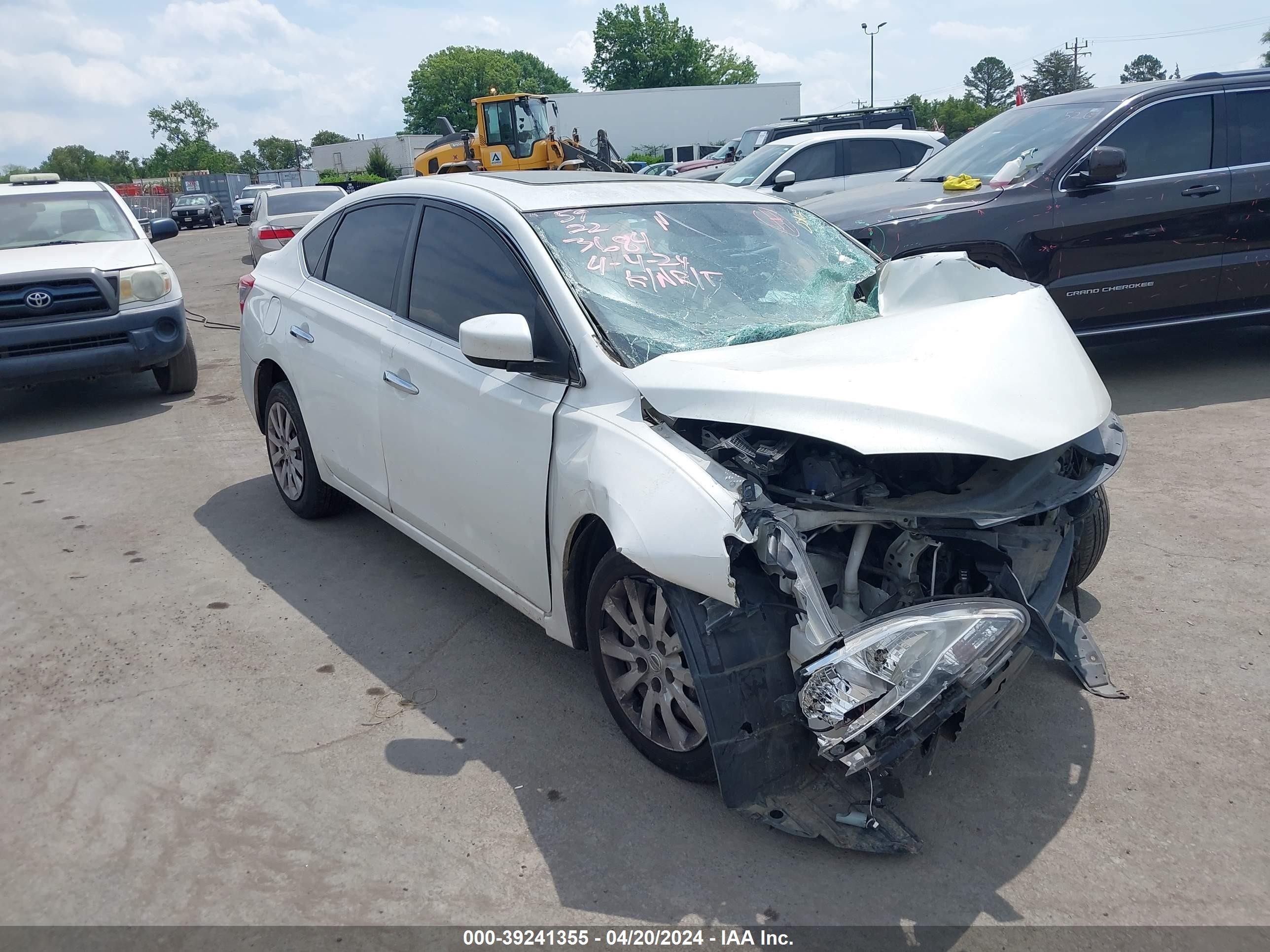 nissan sentra 2014 3n1ab7ap4el663684