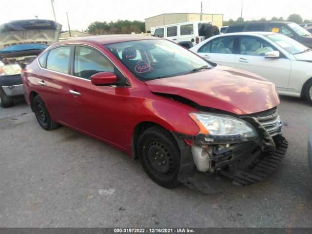 nissan sentra 2014 3n1ab7ap4el670702