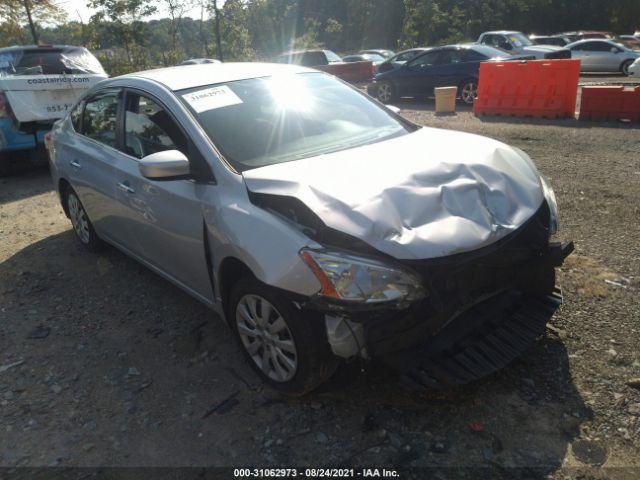 nissan sentra 2014 3n1ab7ap4ey214959